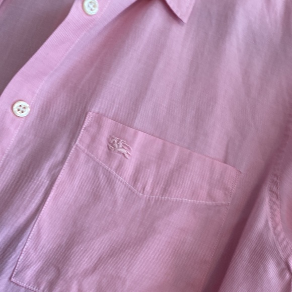 Burberry pink button down 10 - Picture 3 of 5